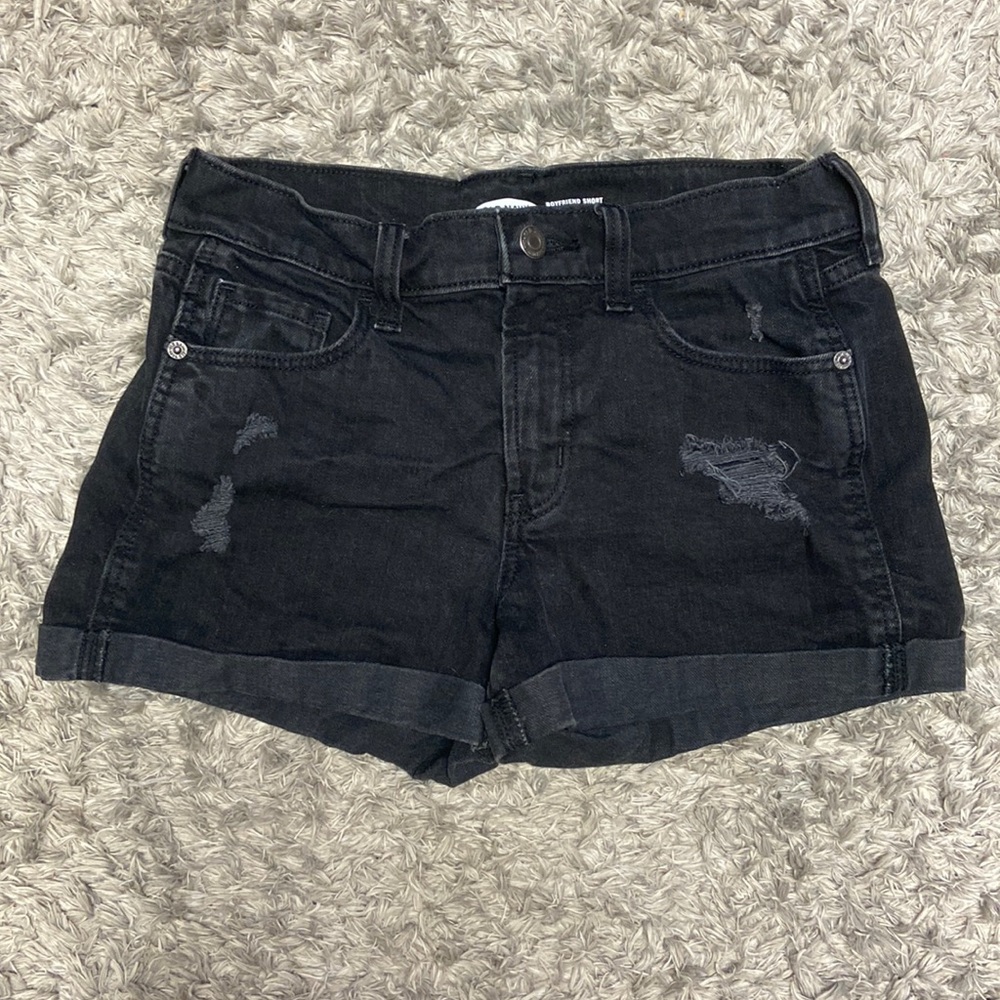 Old Navy Mid-Rise Denim Boyfriend Shorts